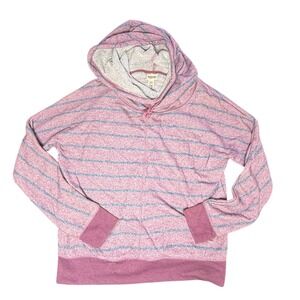 Mossimo Supply Co. Hoodie Pullover Striped Drawstring Casual Comfy‎ M/M